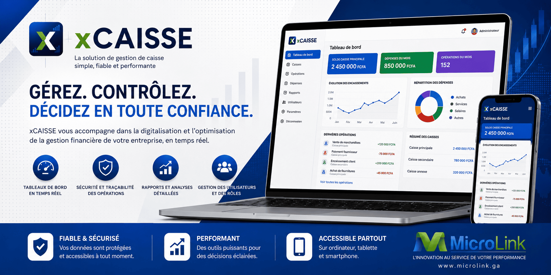 xCAISSE — solution de gestion de caisse et de paiement