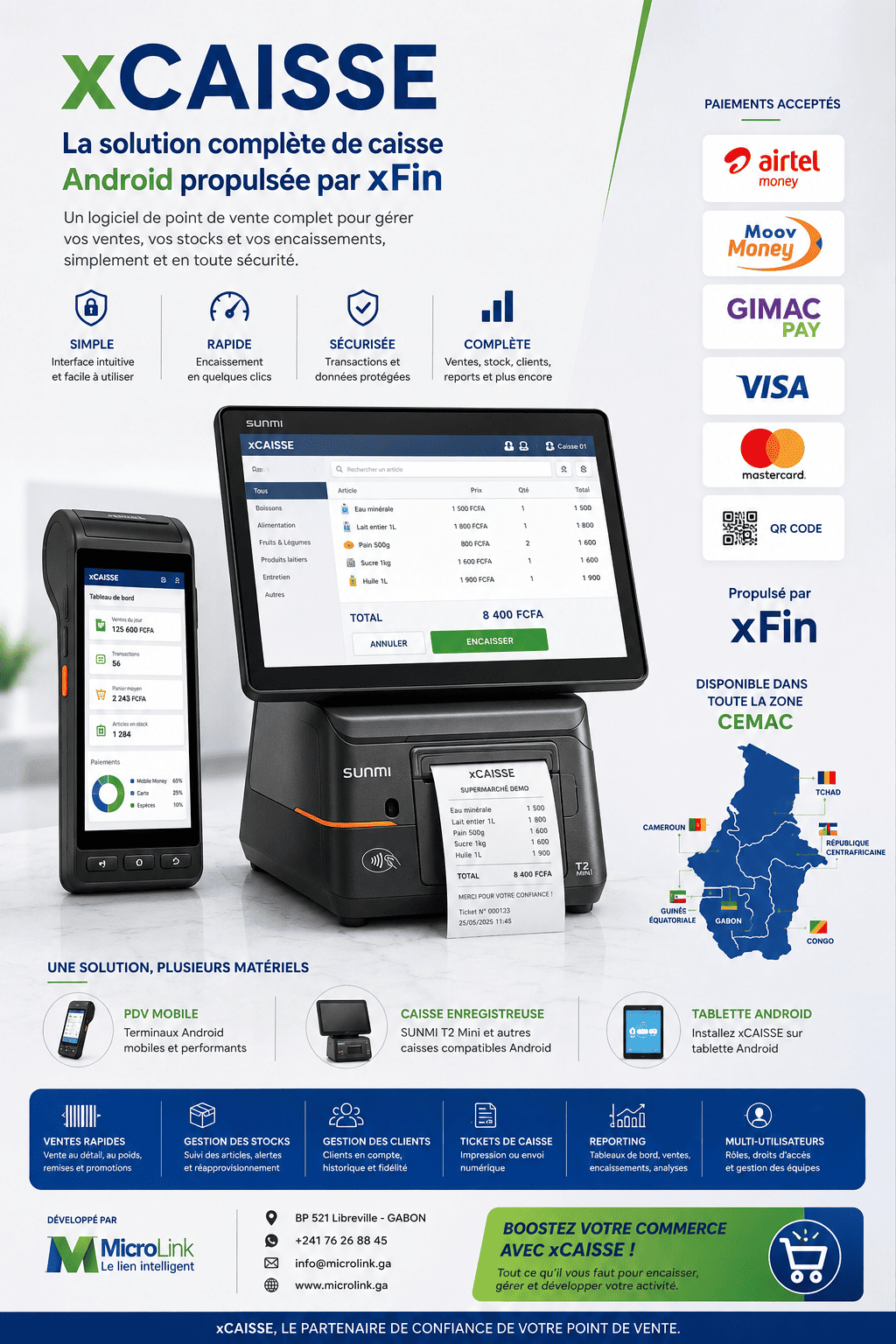 Affiche xCAISSE